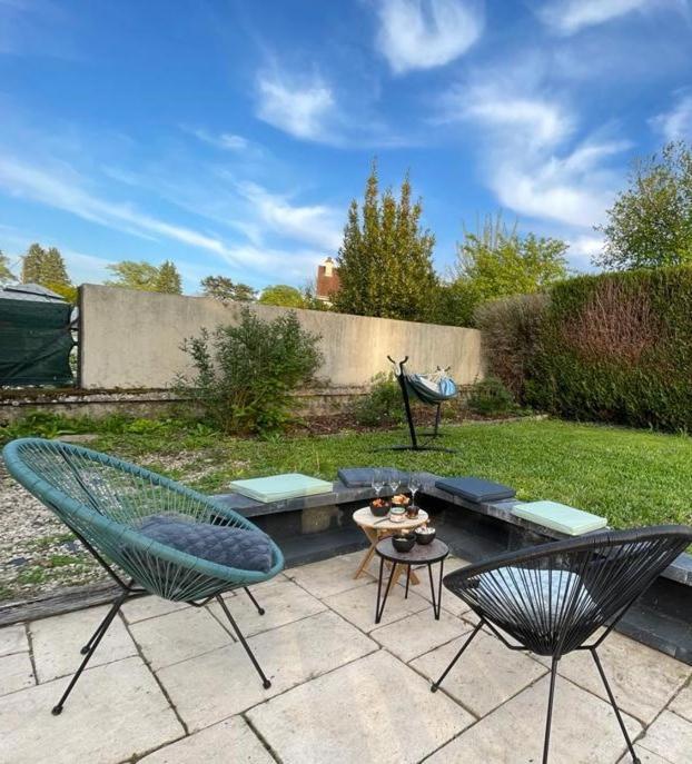 Charmante Maison Bourguignonne Avec Grand Jardin Et Parking مونبار المظهر الخارجي الصورة